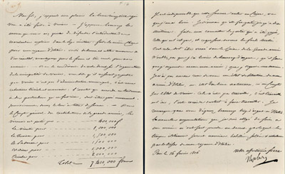 法蘭西第一帝國皇帝拿破侖·波拿巴（Napoléon Bonaparte）1806年給其子尤金王子親筆信.jpg