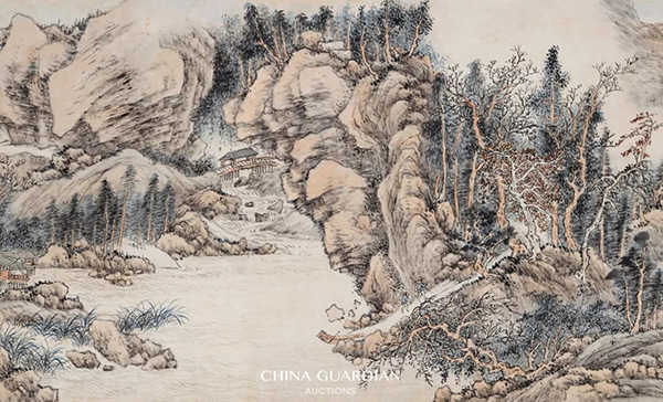 中國(guó)嘉德2018秋拍精品導(dǎo)覽 | 詞臣筆墨，名士情懷——錢(qián)維城畫(huà)《富春秋色卷》賞析