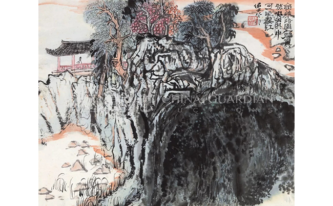 中國嘉德2019春拍精品導(dǎo)覽 | 氤氳沉郁，氣象萬千——陸儼少致劉旦宅《山水冊》