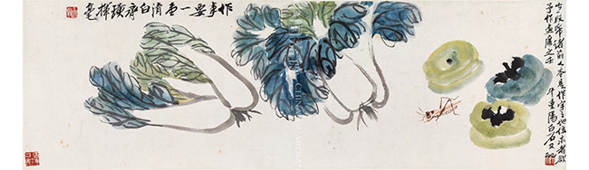 中國(guó)嘉德2019春拍精品導(dǎo)覽 | 五侯鯖 千腋裘——齊白石、張大千、黃賓虹等《壬午集畫卷》
