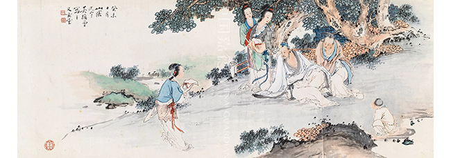 中國(guó)嘉德2019春拍精品導(dǎo)覽 | 五侯鯖 千腋裘——齊白石、張大千、黃賓虹等《壬午集畫卷》