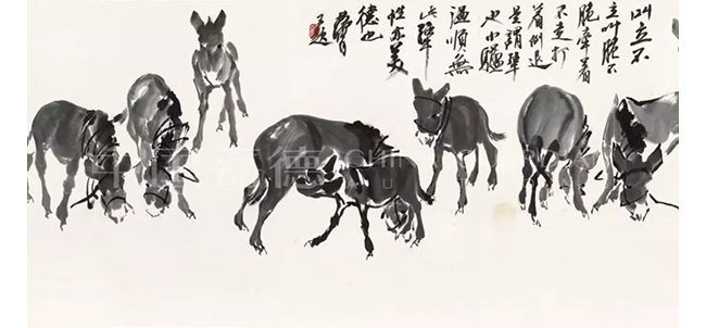 中國嘉德2019春拍精品導(dǎo)覽 | 嘯傲人間 任重道遠(yuǎn)—黃胄《百驢圖》巨卷
