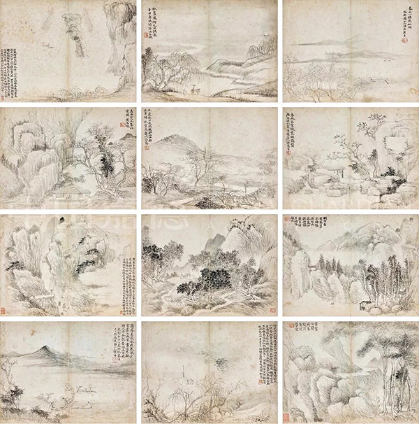 中國嘉德2019秋拍精品導(dǎo)覽 | 春山到秋山，一抹淡如煙——讀黃易仿古山水冊