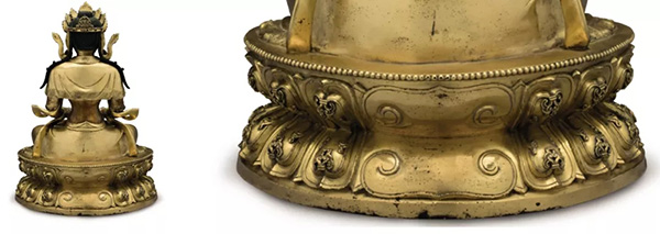 中國(guó)嘉德2019秋拍 |  恢宏巨制震撼現(xiàn)世-清康熙御制銅鎏金釋迦牟尼佛
