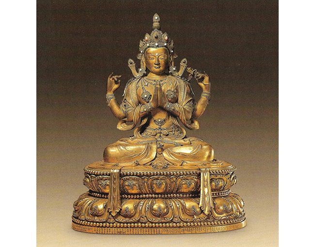 中國(guó)嘉德2019秋拍 |  恢宏巨制震撼現(xiàn)世-清康熙御制銅鎏金釋迦牟尼佛