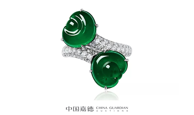 中國(guó)嘉德2019秋拍 |  以玉比德，珠寶專場(chǎng)精品翡翠賞析