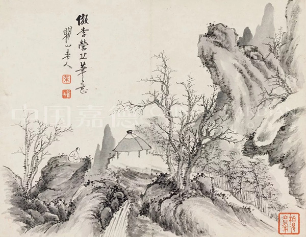 中國嘉德2019秋拍 |  大觀古書畫夜場之十七世紀“黃山畫派”專題