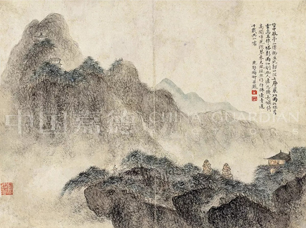 中國嘉德2019秋拍 |  大觀古書畫夜場之十七世紀“黃山畫派”專題