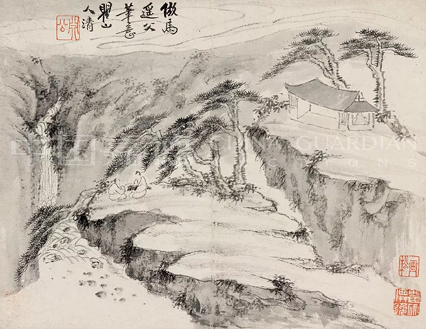 中國嘉德2019秋拍 |  大觀古書畫夜場之十七世紀“黃山畫派”專題