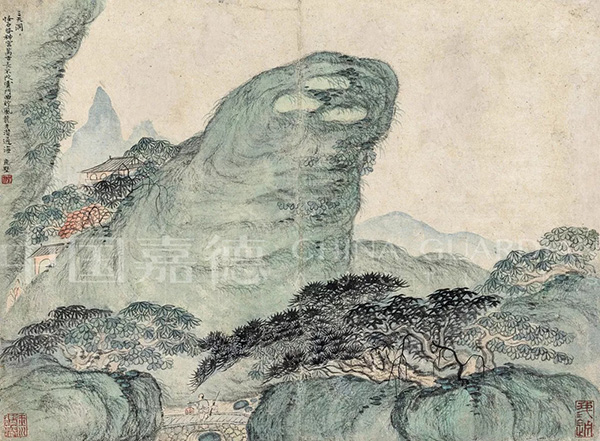 中國嘉德2019秋拍 |  大觀古書畫夜場之十七世紀“黃山畫派”專題
