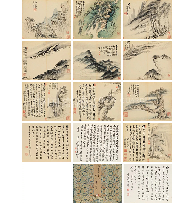 中國嘉德2019秋拍 |  大觀古書畫夜場之十七世紀“黃山畫派”專題
