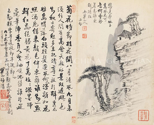 中國嘉德2019秋拍 |  大觀古書畫夜場之十七世紀“黃山畫派”專題