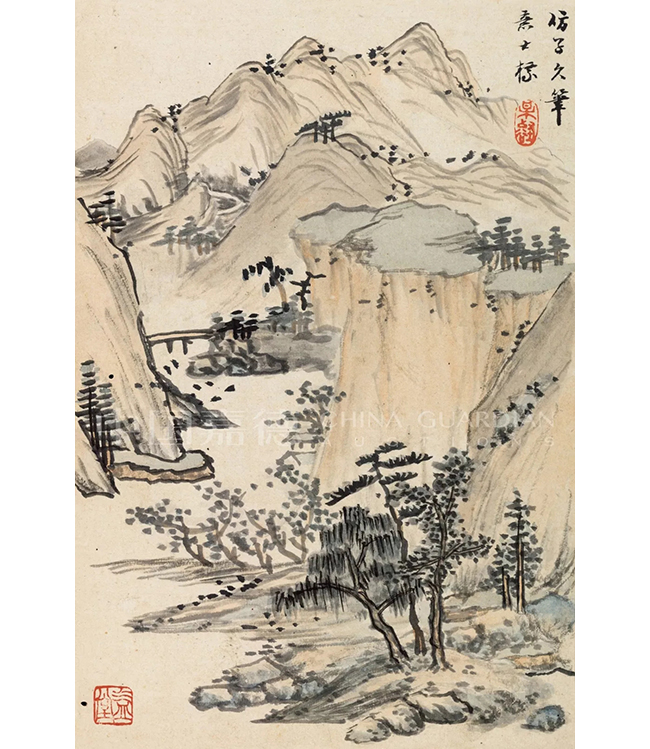 中國嘉德2019秋拍 |  大觀古書畫夜場之十七世紀“黃山畫派”專題