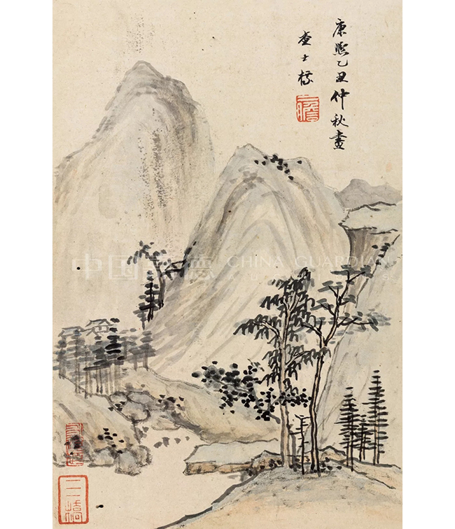 中國嘉德2019秋拍 |  大觀古書畫夜場之十七世紀“黃山畫派”專題