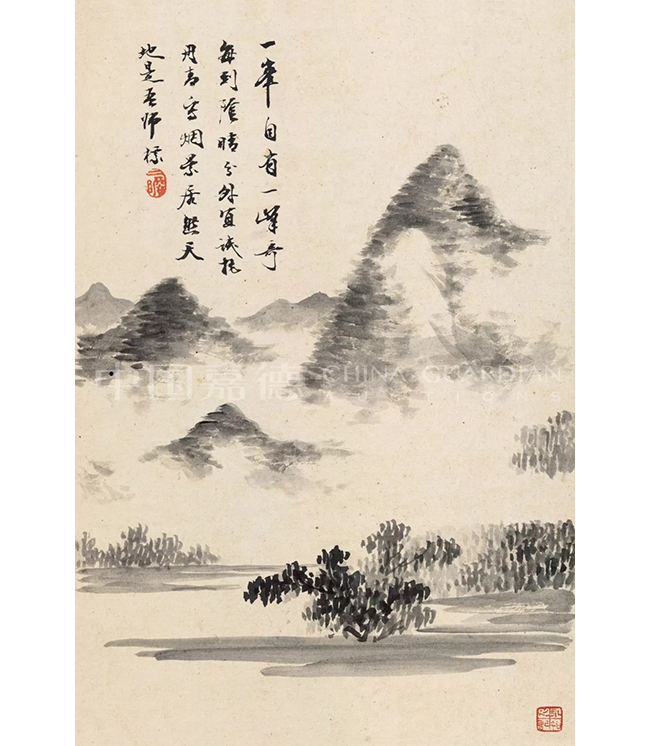 中國嘉德2019秋拍 |  大觀古書畫夜場之十七世紀“黃山畫派”專題