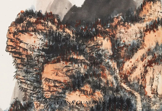 中國(guó)嘉德2018秋拍精品導(dǎo)覽 | 幽翠清靄，爽籟蒼莽：張大千盛年佳構(gòu)《擬石溪秋林清靄》