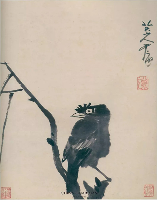 中國嘉德2018秋拍精品導(dǎo)覽 | 劫灰外物，逸氣橫生——泰山殘石樓舊藏朱耷《墨鴨圖》