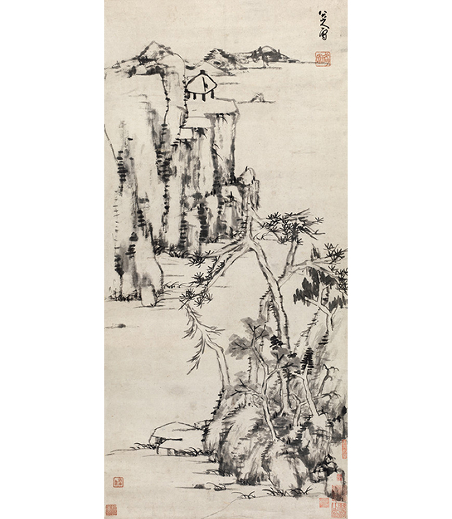 嘉德通訊125期· 拍場(chǎng)擷珍 回嘉 又見(jiàn)八大山人《仿倪云林山水》軸