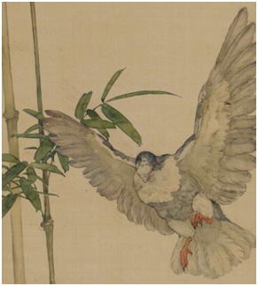 中國(guó)嘉德2016秋拍精品預(yù)覽 | 形神兼?zhèn)渌臅r(shí)風(fēng)——?jiǎng)⒖g《花鳥(niǎo)四屏》