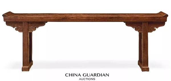 中國(guó)嘉德2018秋拍精品導(dǎo)覽 | 金玉滿(mǎn)堂 黃花梨如意云紋翹頭案