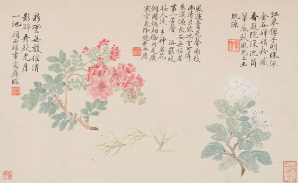 中國(guó)嘉德2018春拍精品導(dǎo)覽 | 潤(rùn)聚金碧氣，清無(wú)沙土痕 ——吳大澂《山水》《花卉》冊(cè)