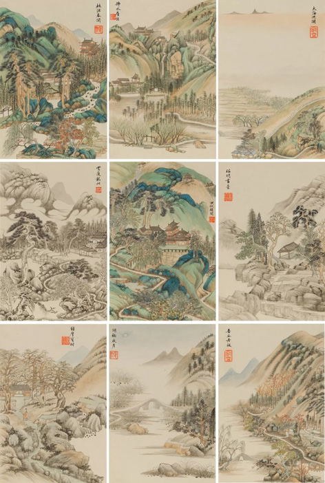 中國(guó)嘉德2018春拍精品導(dǎo)覽 | 潤(rùn)聚金碧氣，清無(wú)沙土痕 ——吳大澂《山水》《花卉》冊(cè)