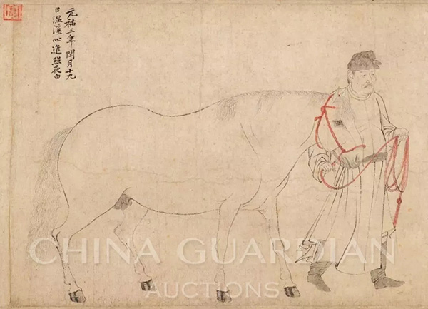 中國嘉德2019春拍精品導(dǎo)覽 | 天閑法度 院體圭杲——于非闇《五馬圖》、《照夜白》合卷
