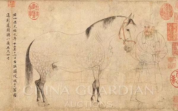 中國嘉德2019春拍精品導(dǎo)覽 | 天閑法度 院體圭杲——于非闇《五馬圖》、《照夜白》合卷
